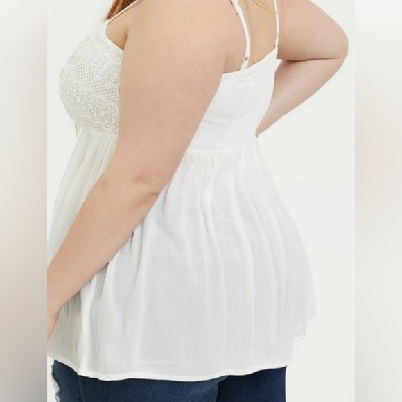 TORRID 3 babydoll top - Picture 2 of 4